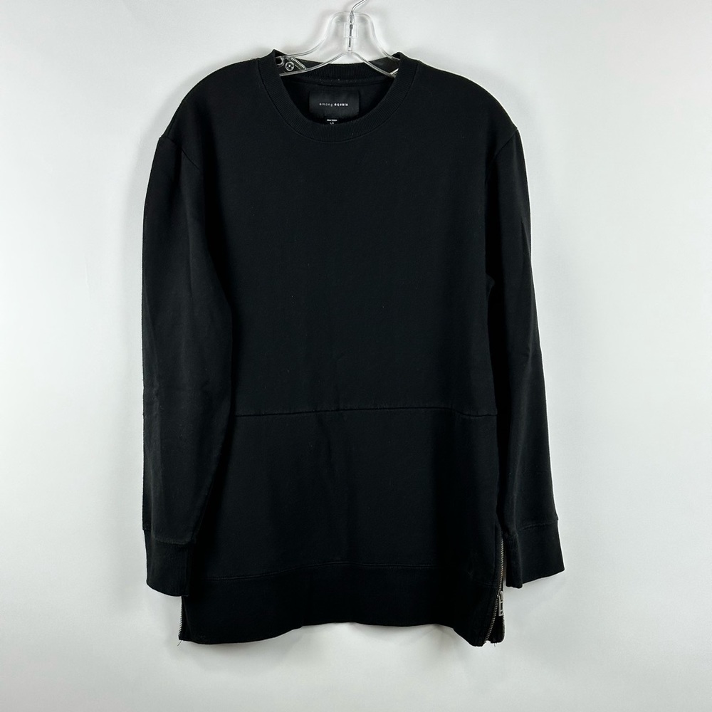 Men's Causal Pull Over Sweater w/ Zip Sides